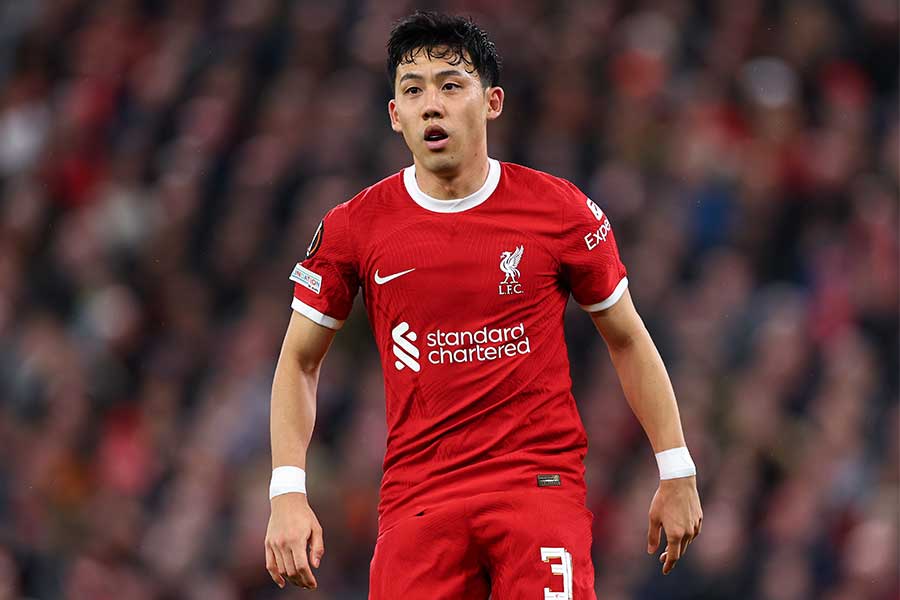 リバプールの遠藤航【写真：Getty Images】