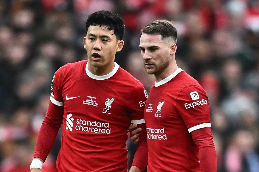 遠藤航とマック・アリスターの疲労に監督言及【写真:Getty Images】