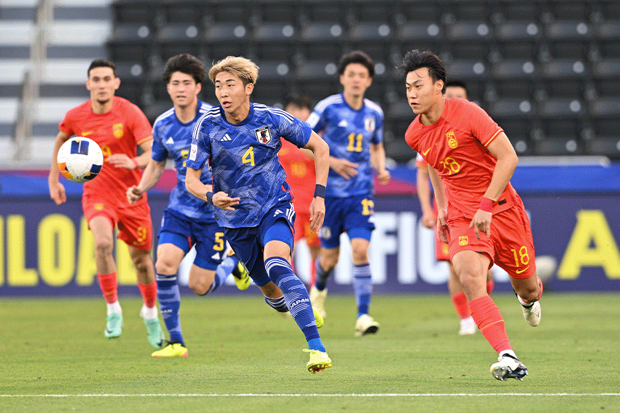 日本は1人少ないなか中国に勝利【写真：2024 Asian Football Confederation (AFC)】