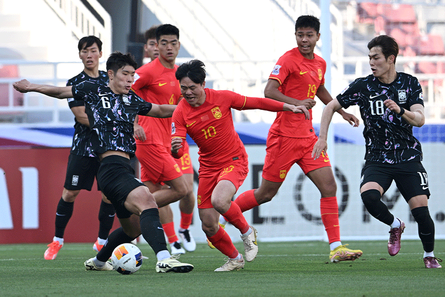 中国は韓国に敗戦【写真：2024 Asian Football Confederation (AFC)】