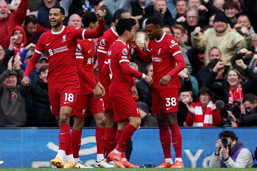 リバプールがフルハムに快勝【写真：ロイター】