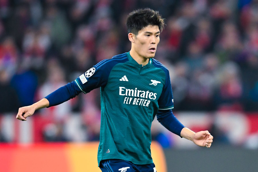 アーセナルの冨安健洋【写真：Getty Images】