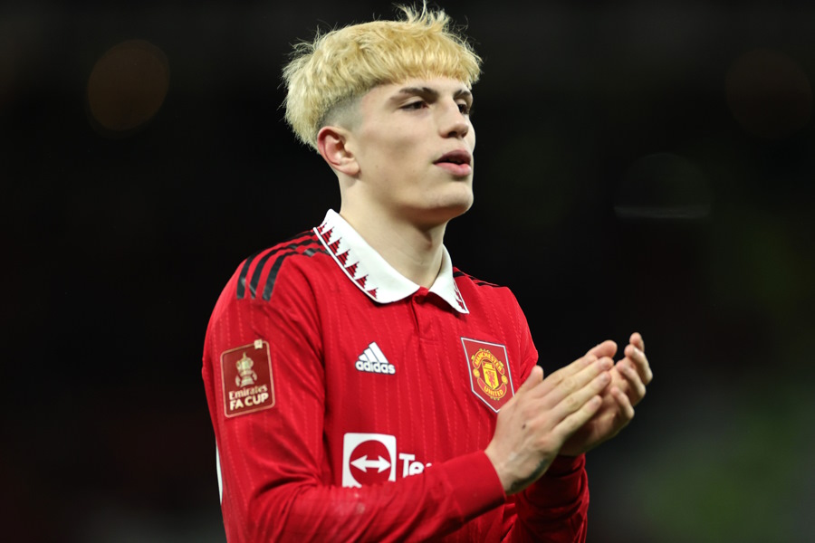 マンUのアレハンドロ・ガルナチョ【写真：Getty Images】