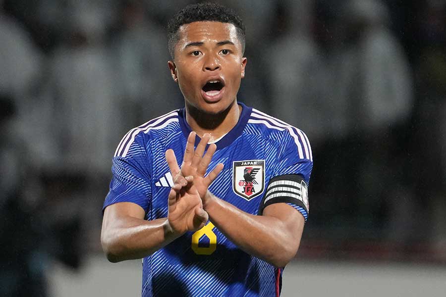 U-23日本代表の藤田譲瑠チマ【写真:Getty Images】