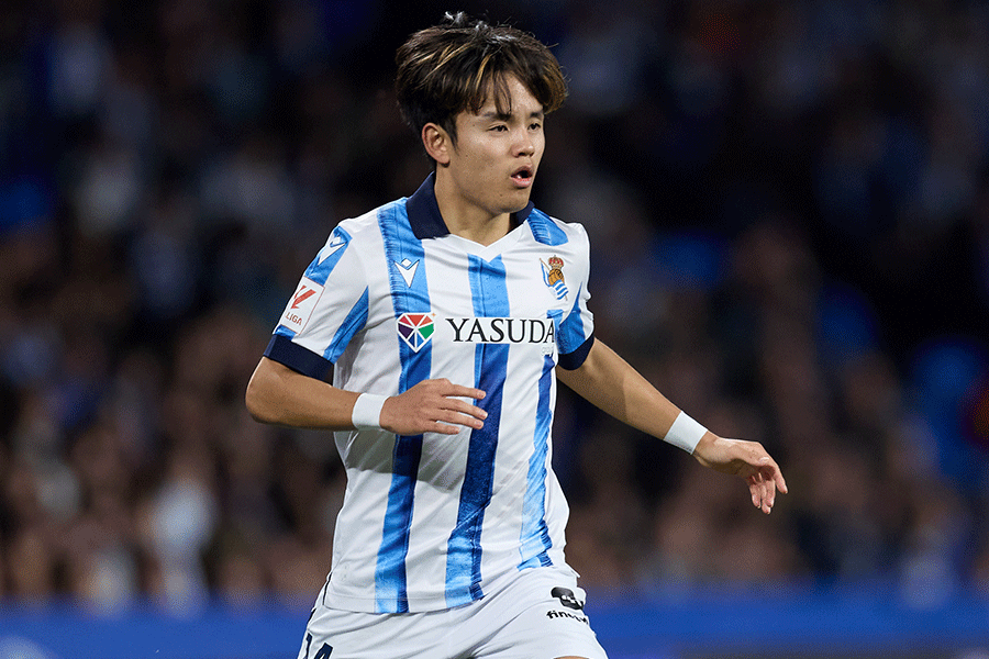 ソシエダでプレーする久保建英【写真:Getty Images】