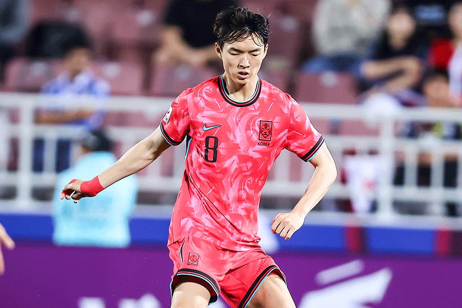 韓国のゴールがVARで取り消しに【写真：2024 Asian Football Confederation (AFC)】