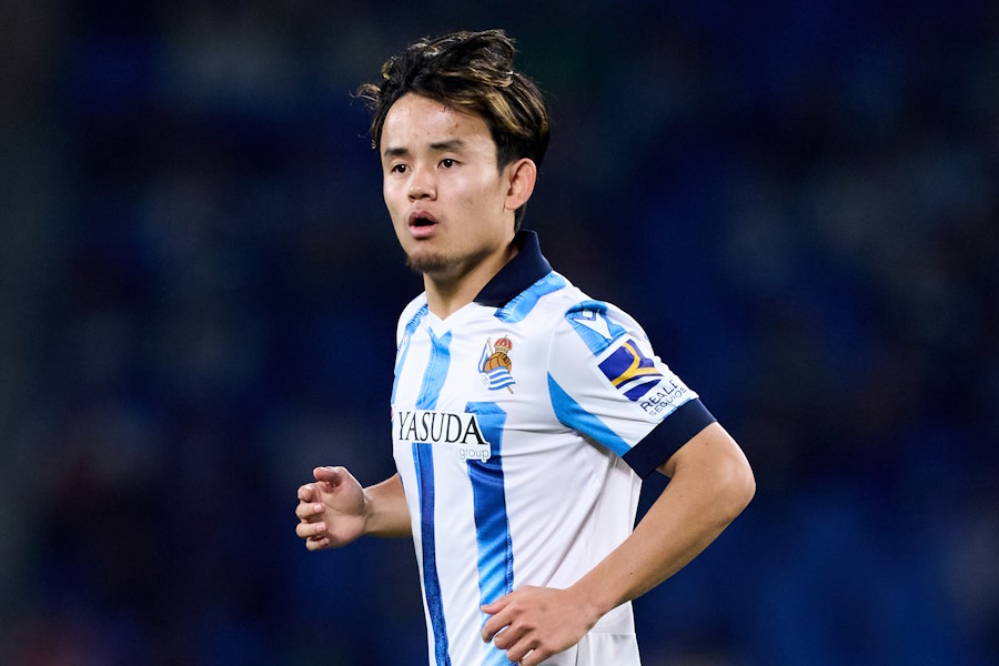 ソシエダの久保建英【写真：Getty Images】