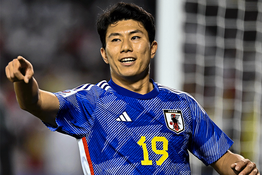細谷真大がイラク戦で先制ゴール【写真:Getty Images】