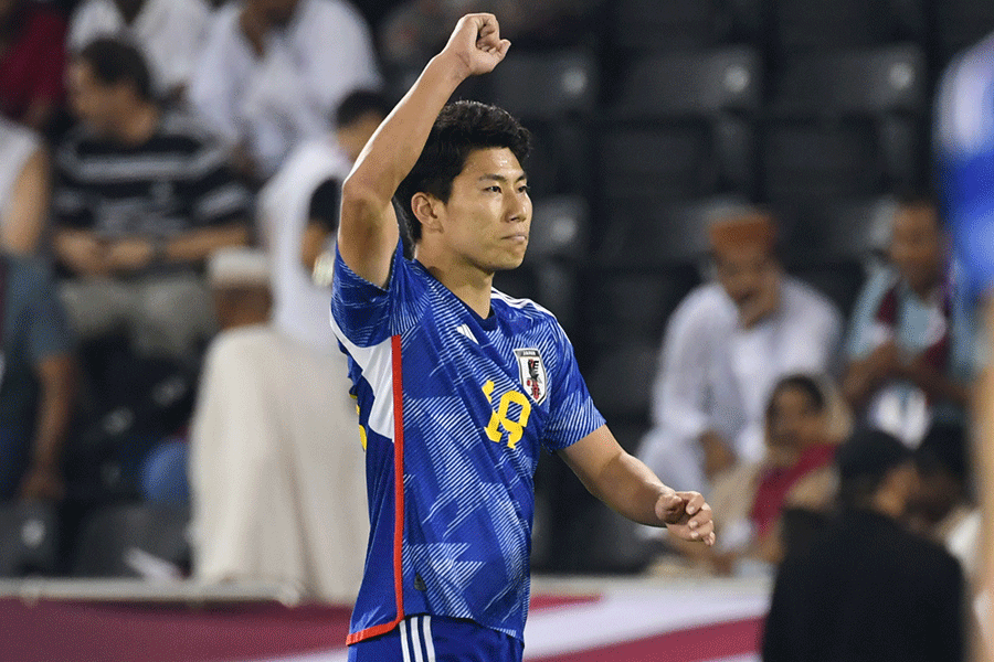 細谷真大がカタール戦に続くゴールを決めた【写真:2024 Asian Football Confederation (AFC)】