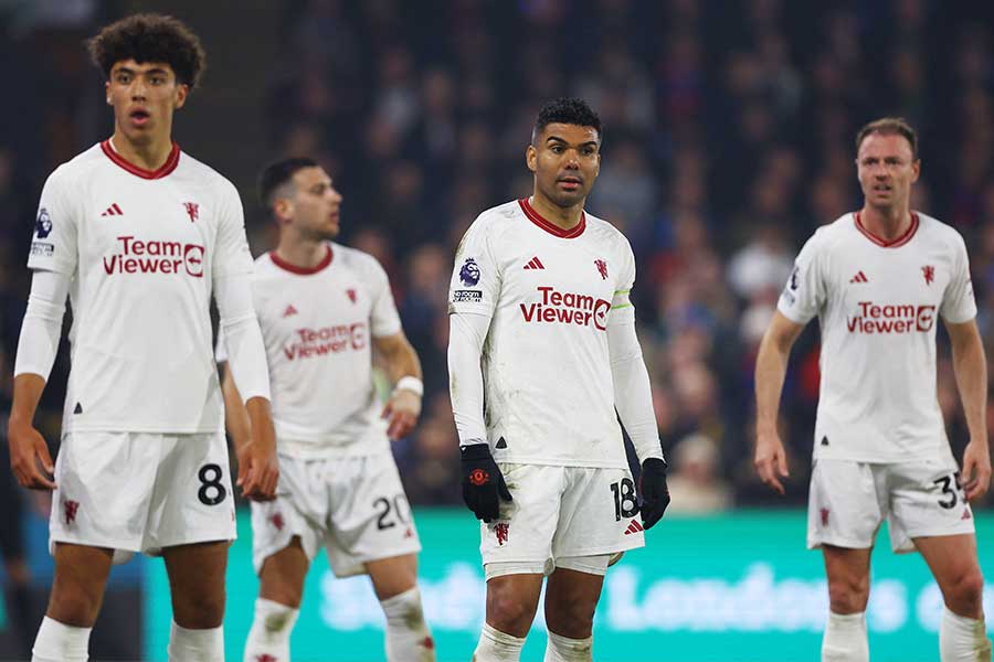 クリスタル・パレスに完敗を喫したマンチェスター・ユナイテッド【写真:ロイター】