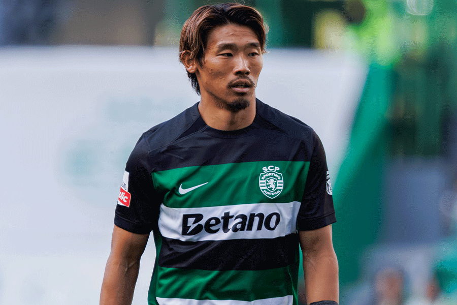 スポルティングでプレーする守田英正【写真:Getty Images】