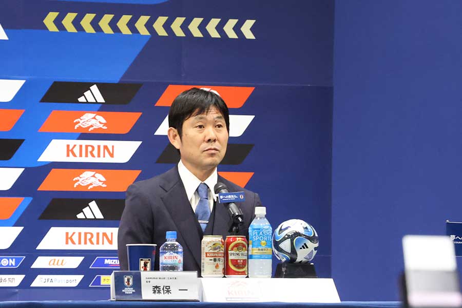 DF登録6人に森保一監督が見解【写真:FOOTBALL ZONE編集部】