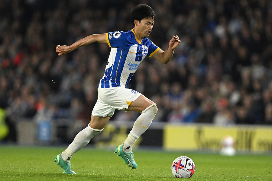 ブライトンの三笘薫【写真:Getty Images】