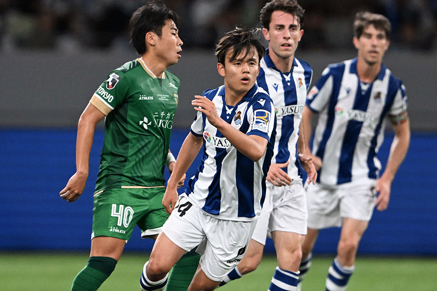 久保建英が対戦した東京Vについて言及【写真：徳原隆元】