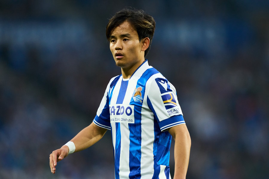 ソシエダでプレーする久保建英【写真：Getty Images】