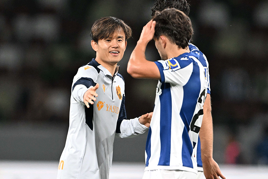 去就が注目される久保建英【写真:徳原隆元】