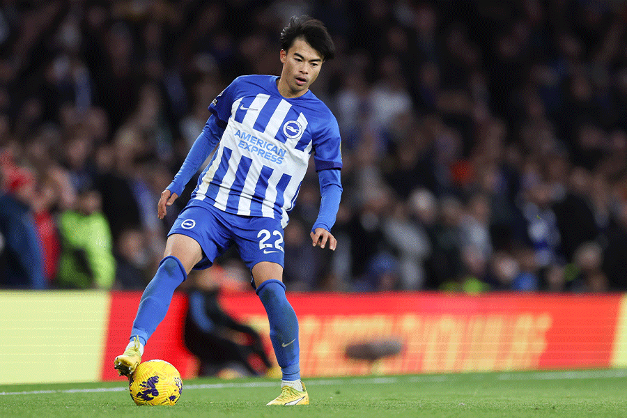 ビッグクラブから注目を集める三笘薫【写真：Getty Images1】