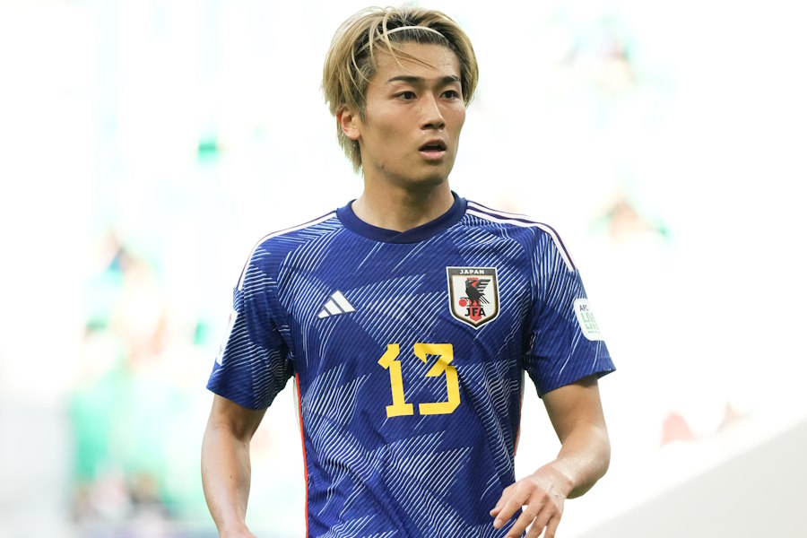 日本代表の中村敬斗【写真:Getty Images】