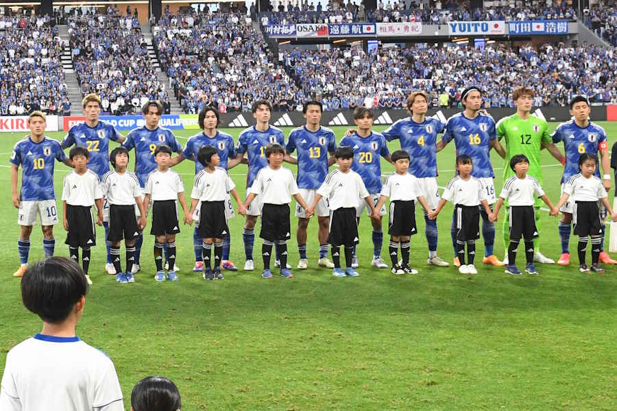 シリア戦の先発メンバー11人を英記者採点【写真：徳原隆元】