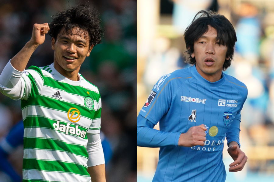 旗手怜央と中村俊輔（※中村は昨季の写真）【写真：Getty Images】