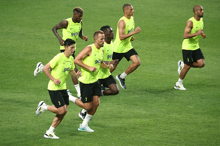 韓国でのプレーシーズンを過ごすトッテナムの選手たち【写真:ロイター】