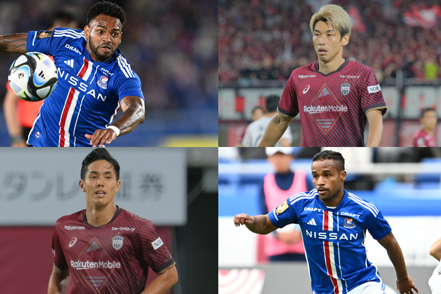 横浜FMと神戸が抱える懸念材料とは?【写真:徳原隆元 & 井上智博】