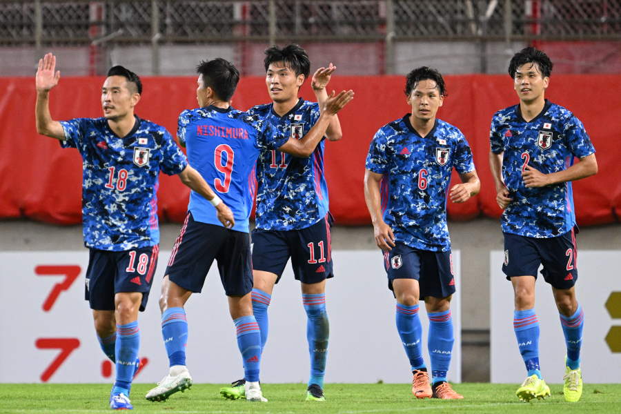 香港代表に6-0で快勝した日本代表【写真：徳原隆元】