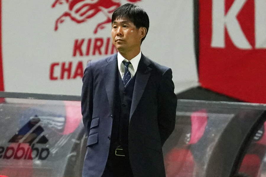 日本代表の森保監督【写真：Getty Images】