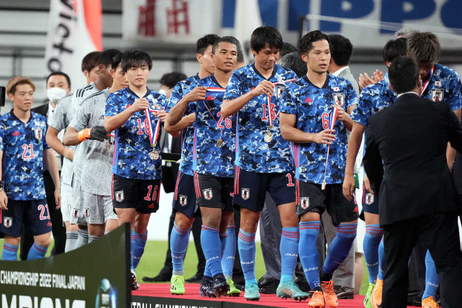 韓国を破り優勝した日本代表【写真：Getty Images】
