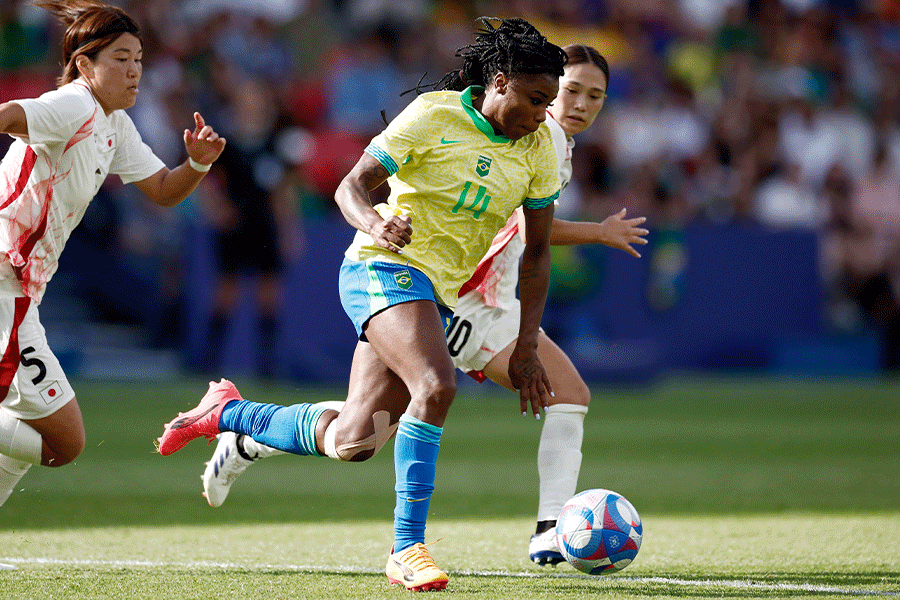 ブラジルは試合終盤にまさかの2失点【写真:ロイター】
