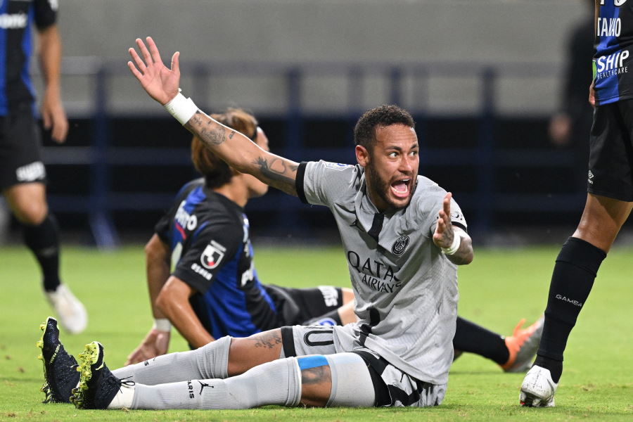 日本でツアーしたネイマール【写真：徳原隆元】