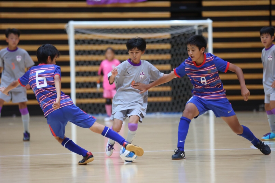 全日本U-12フットサル選手権決勝でFCヴィオレータとジンガFCが対戦【写真：Futsal X / 河合 拓】