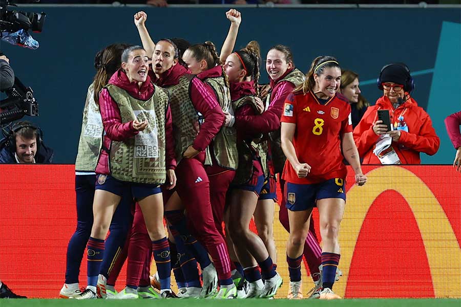 スペインがスウェーデンとの激戦を制し女子W杯決勝に進出【写真：ロイター】