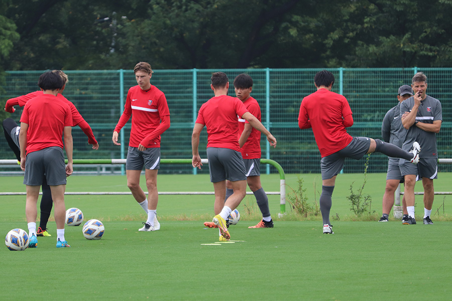 ACLラウンド16に挑む浦和【写真:FOOTBALL ZONE編集部】