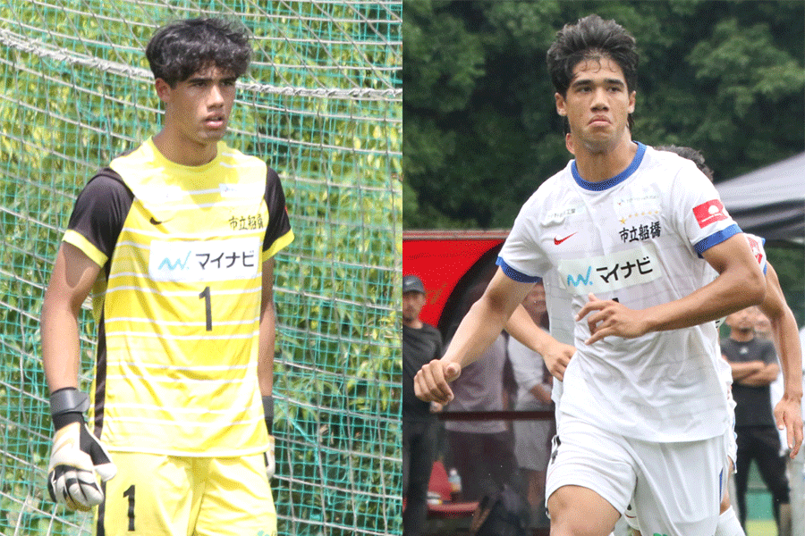 兄でCBのガブリエル(写真右)と弟でGKのニコラス【写真:FOOTBALL ZONE編集部】