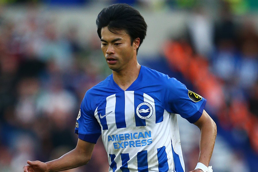 ブライトンでプレーする【写真:Getty Images】