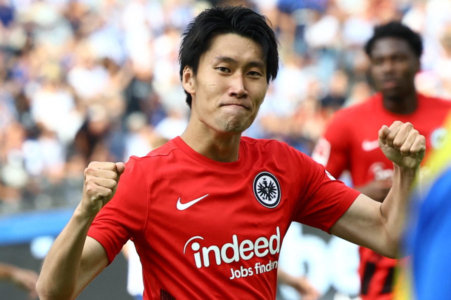 フランクフルトに所属する日本代表MF鎌田大地【写真：ロイター】
