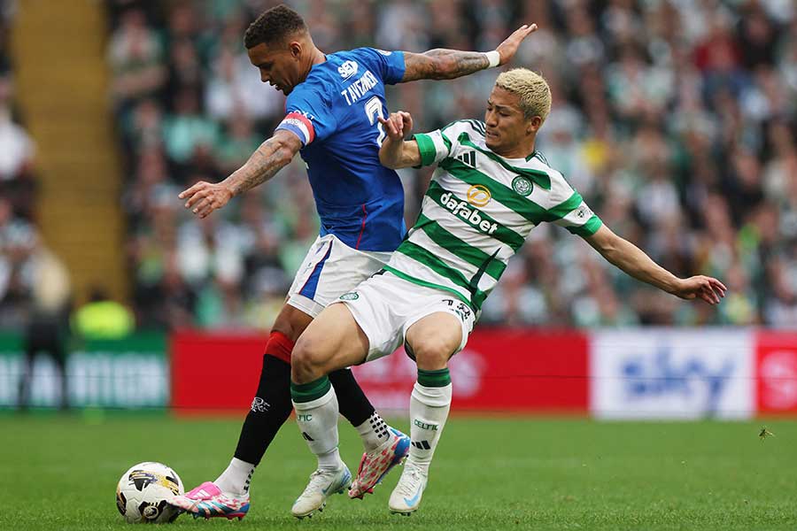 レンジャーズ戦に出場した前田大然【写真：ロイター】