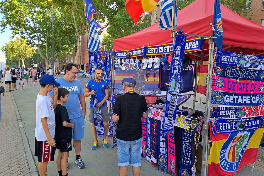 ソシエダ戦が行われたヘタフェの本拠地コリセウム・アルフォンソ・ペレスの様子【写真：高橋智行】