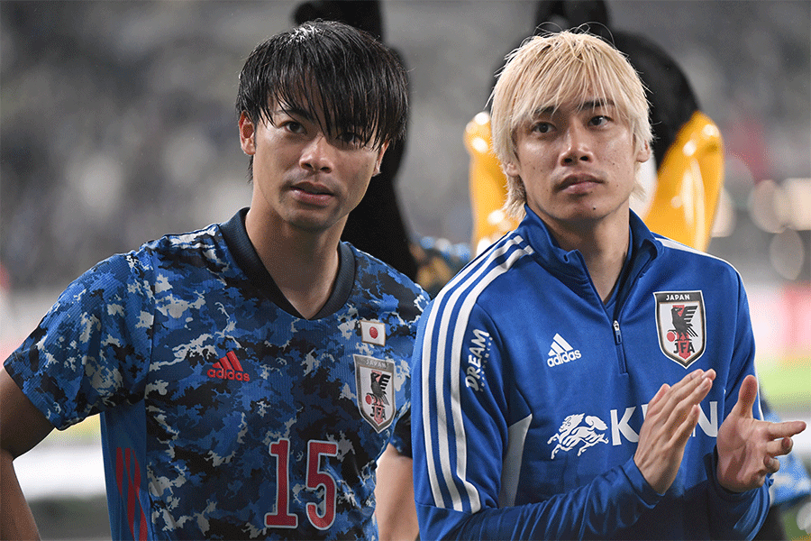伊東純也と三笘薫の両翼に期待【写真:Getty Images】