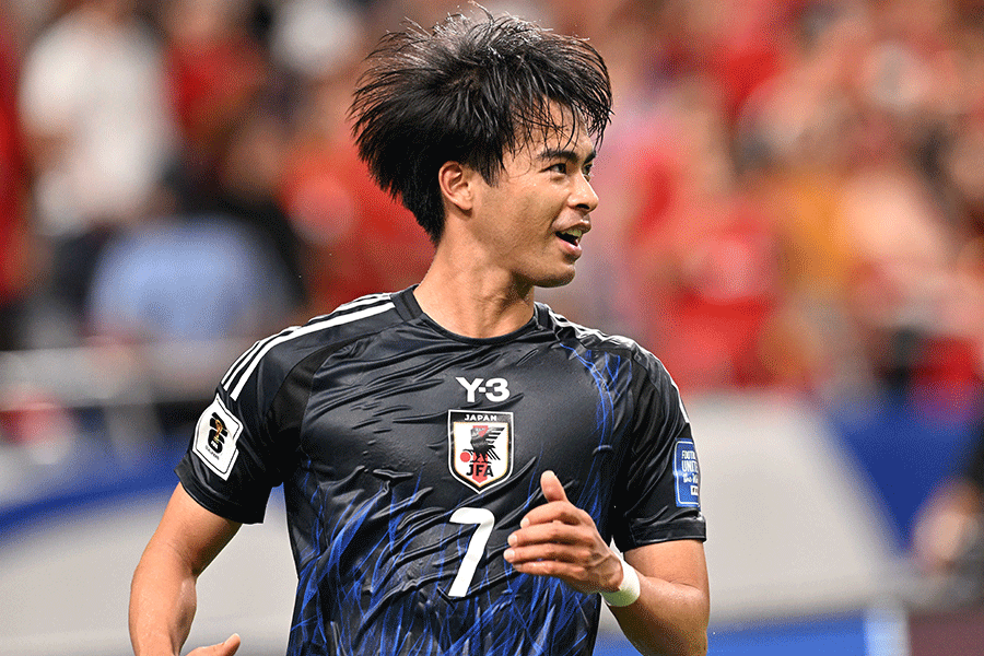 三笘薫が日本代表で433日ぶりにゴール!【写真:徳原隆元】