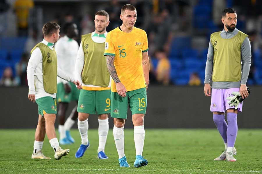 W杯最終予選の初戦を落としたオーストラリア代表【写真:Getty Images】