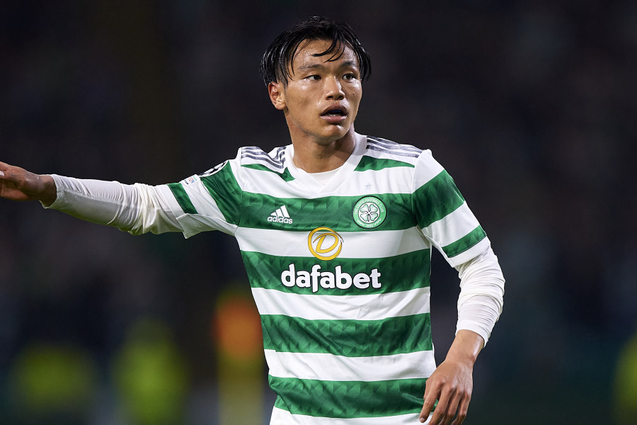 セルティックMF旗手怜央【写真：Getty Images】