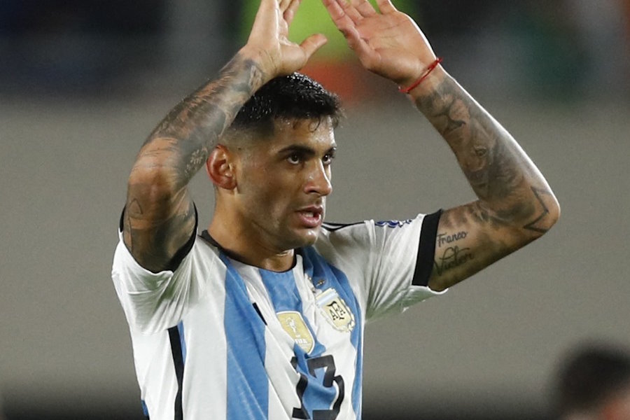 メッシが称賛のアルゼンチン代表クリスティアン・ロメロ【写真：ロイター】