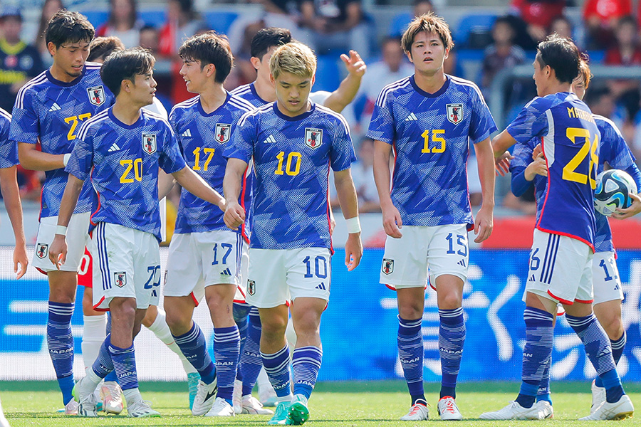 日本代表は直近4戦で18ゴールを決めている【写真：Getty Images】