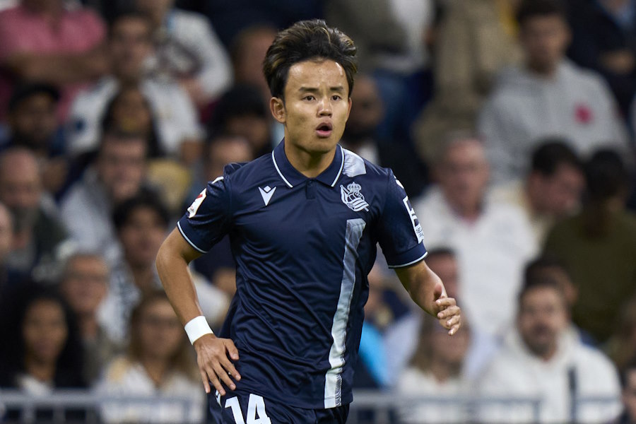 ソシエダでプレーする久保建英【写真：Getty Images】