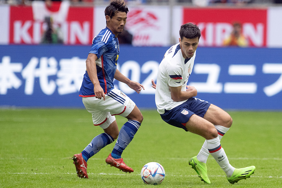 日本代表が1点リードで後半へ【写真：Getty Images】