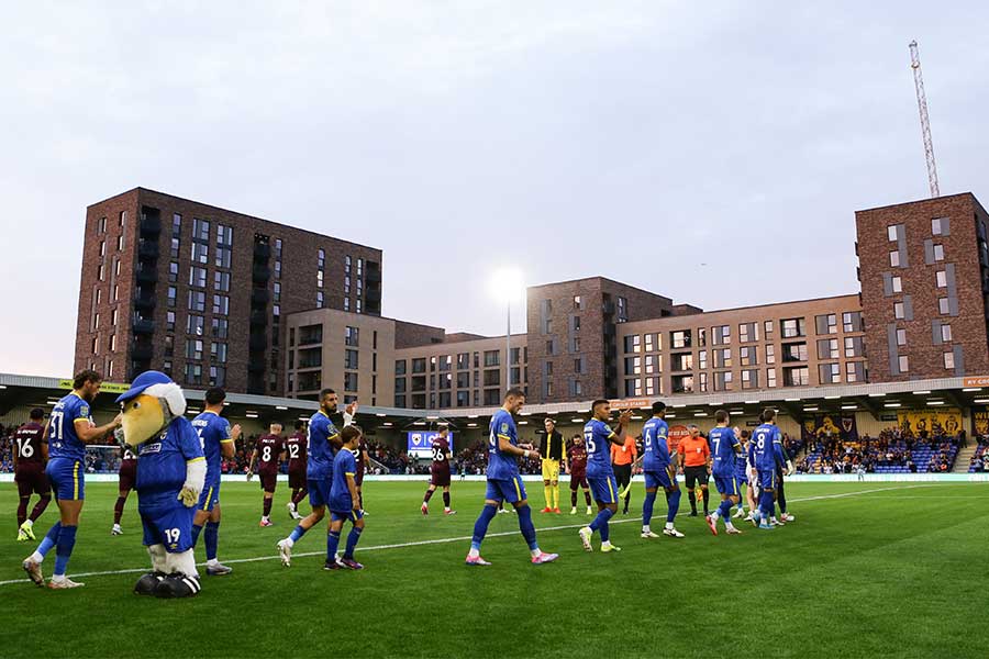 豪雨被害を受けたウィンブルドン本拠地【写真:Getty Images】