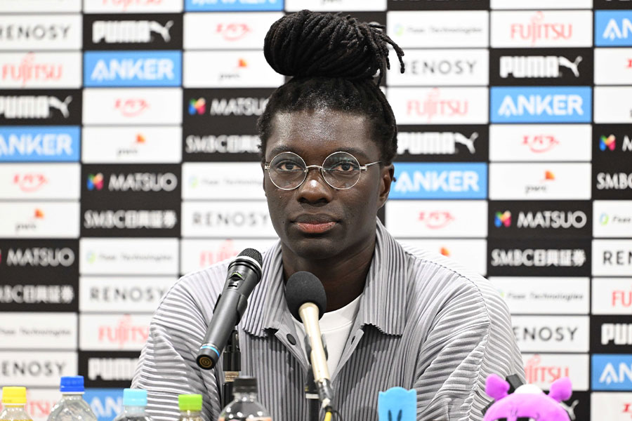 川崎退団が発表されたバフェティンビ・ゴミス【写真:徳原隆元】