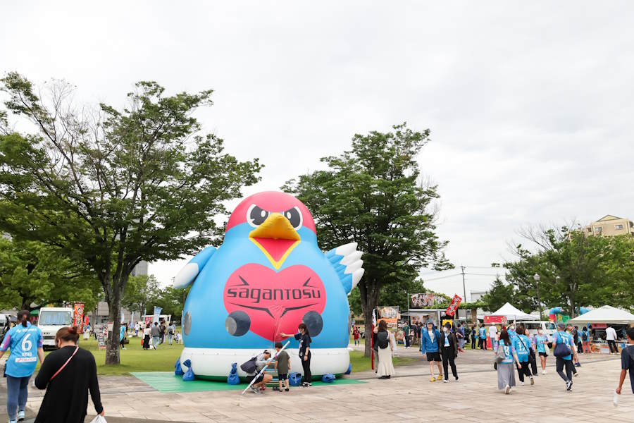 スタジアム場外イベントの様子【写真：(C)SAGAN DREAMS CO.,LED.】